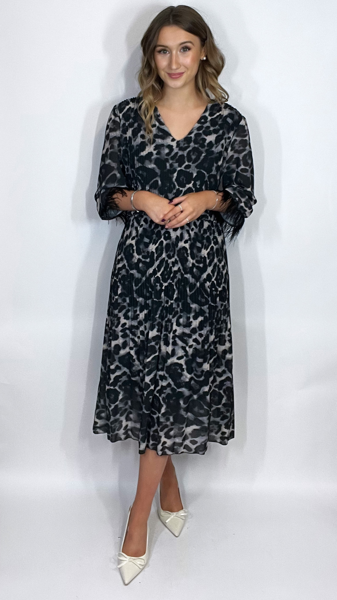 Enya Midi Dress Black