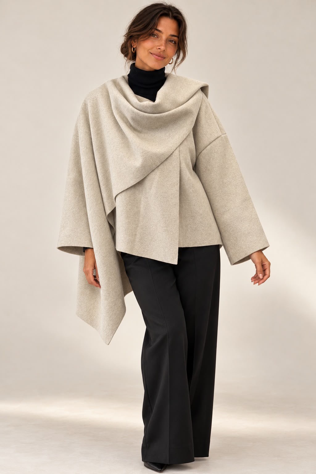 Elowen Draped Coat