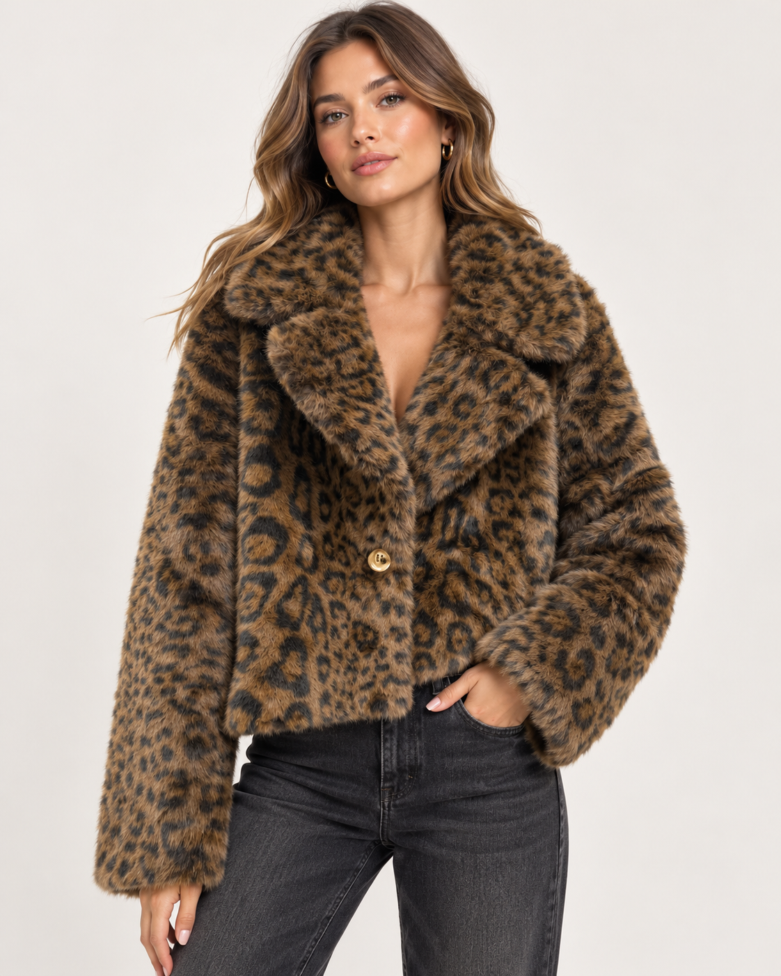 Monroe Leopard Coat
