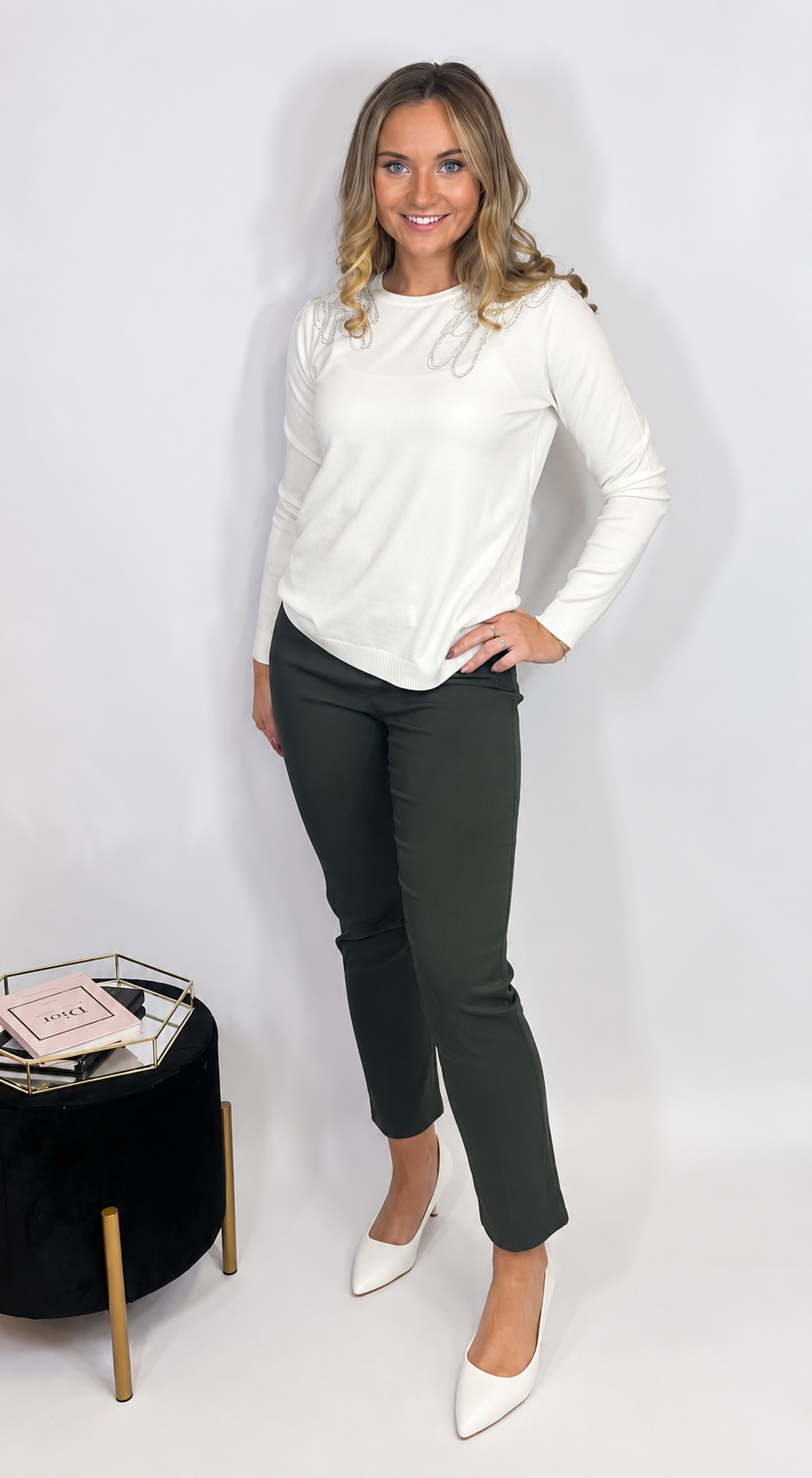 Carol Trouser Khaki 29&rsquo;&rsquo;