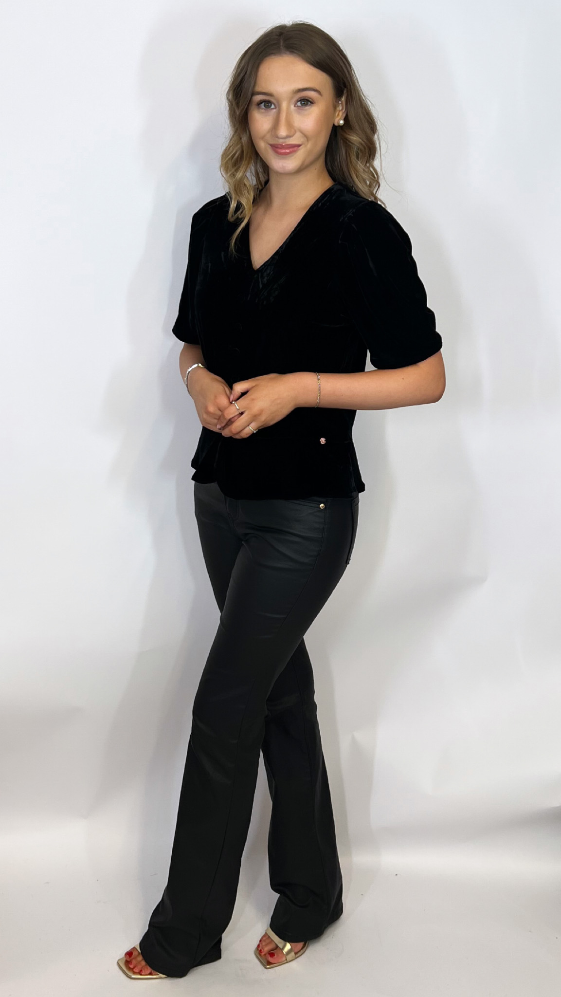 Rant & Rave Matilda Top Black