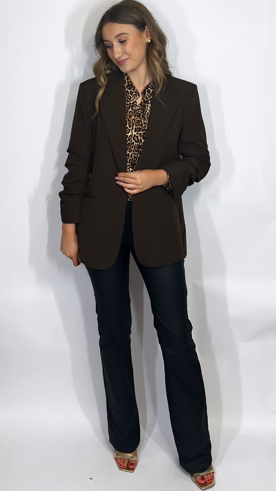Nola Blazer Brown