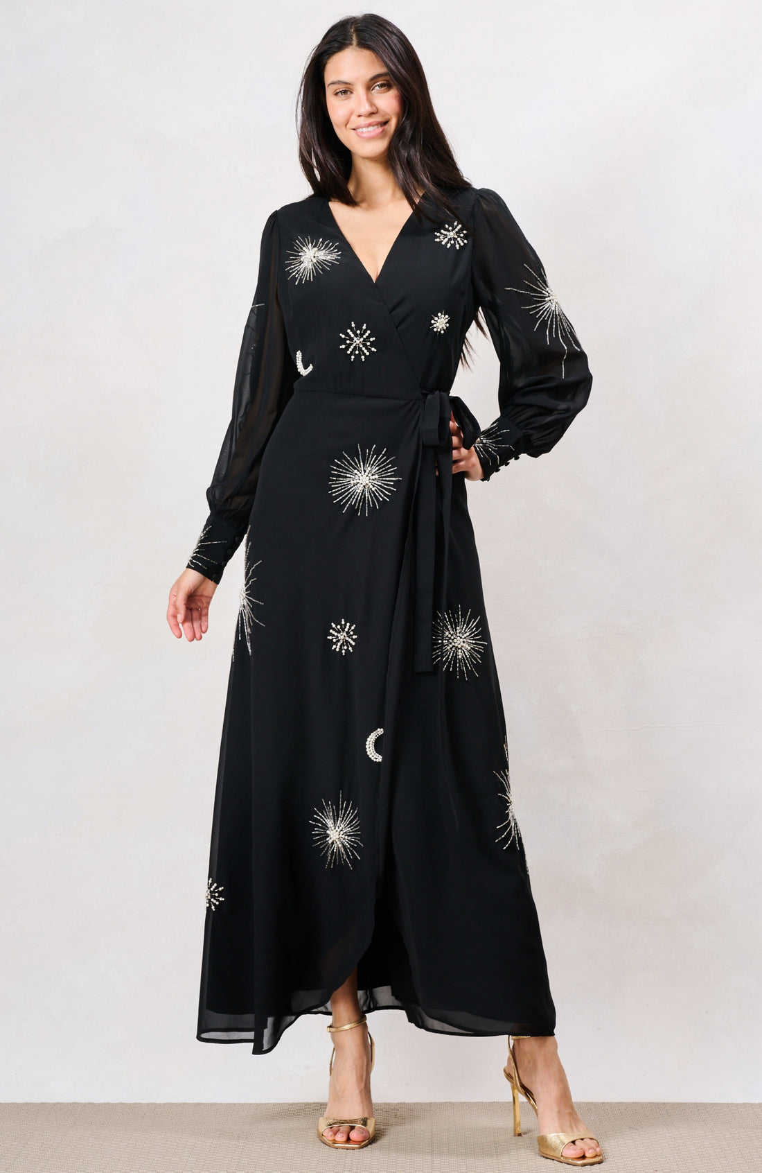 Hope & Ivy Marlo Wrap Maxi