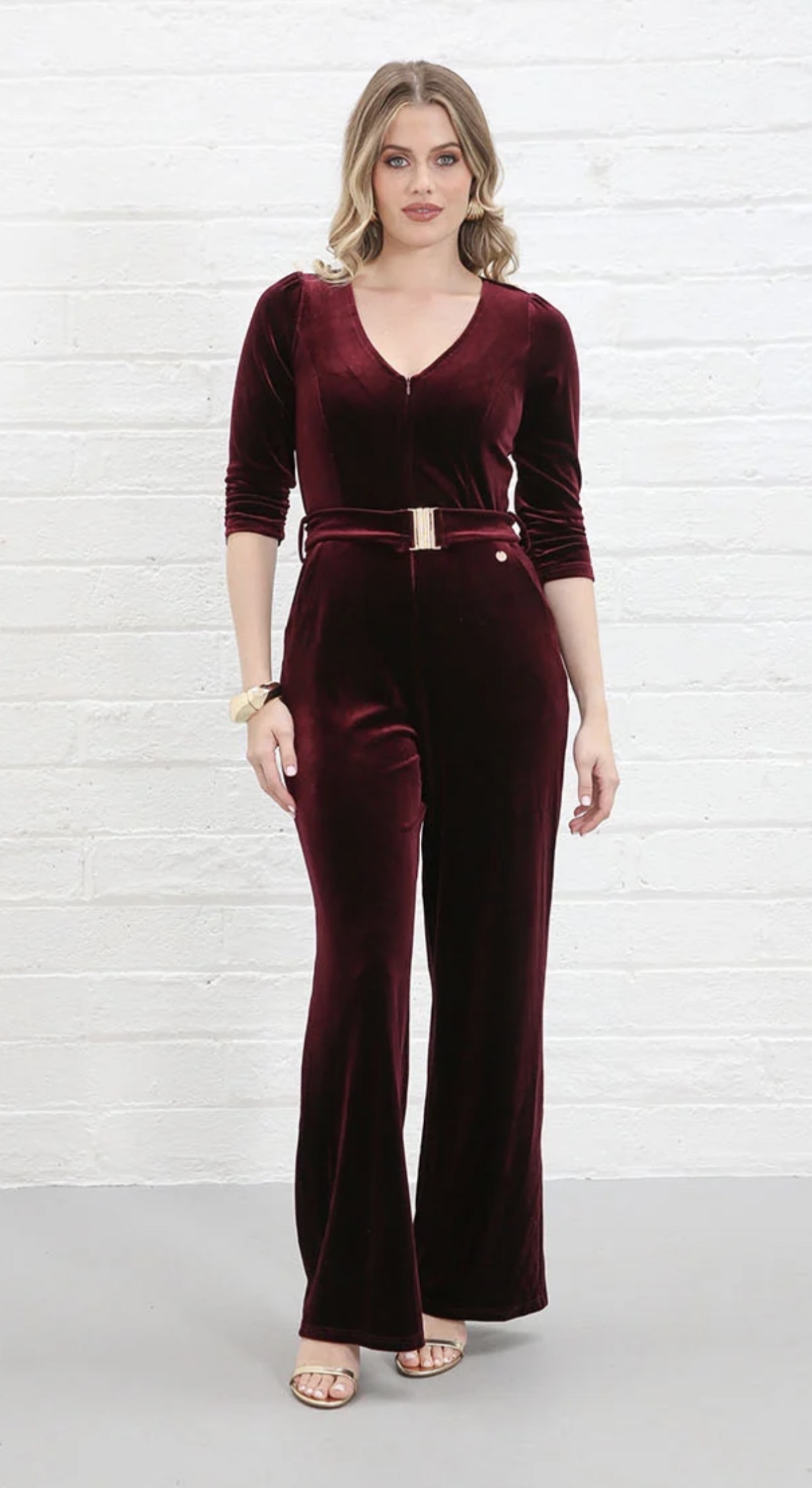 Farrah Jumpsuit Wine - Image 2