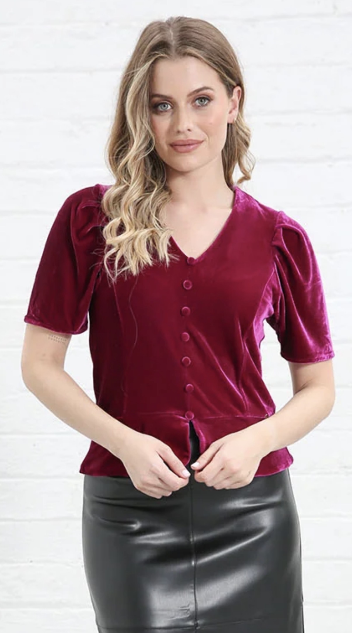 Rant & Rave Matilda Top Berry