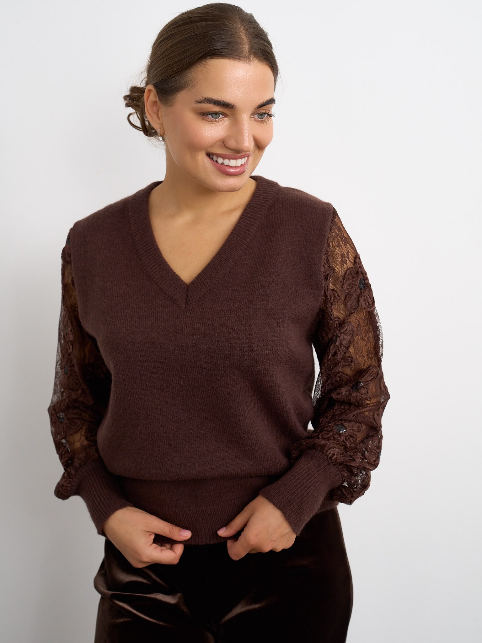Marcie Knit Brown